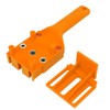 Plastic Handheld Dowel Jig Kit,Woodworking DIY Wood Straight Hole Locator,Carpenter