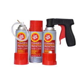 Fluid Film 11.75 oz Corrosion & Rust Protection Spray 3 Pack, Spray Can Extension Wand, Can-Gun1 Premium Can Tool Aerosol Spray