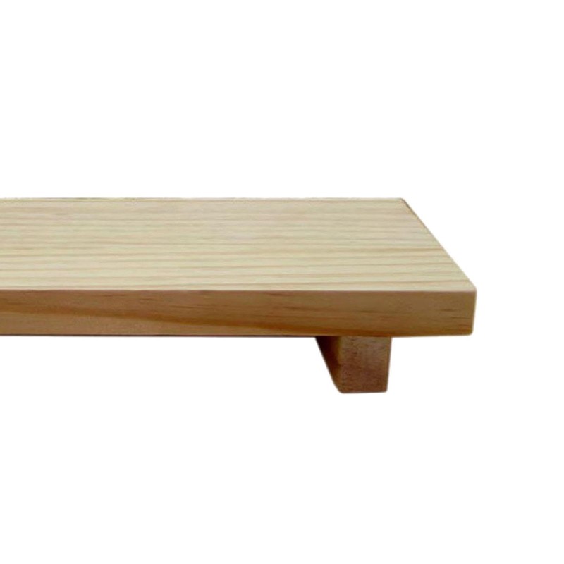 B Baosity Wood Pedestal Stand Wooden Riser Stand Multipurpose Soap