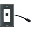 RiteAV (1 Gang Decorative HDMI Wall Plate w/Pigtail Extension Cable