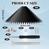 Squirrel Baffle for Bird Feeders, Wrap Around Squirrel Deterrent for