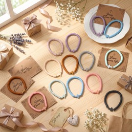 Landical 30 Set Cross Bracelets for Kids Girls Teens Women,Morandi