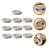 Baluue 10pcs Natural Loofah Dish Sponges Durable Kitchen Cleaning Tools