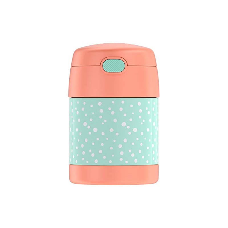 THERMOS FUNTAINER 10 Ounce Stainless Steel Kids Food Jar, Pastel