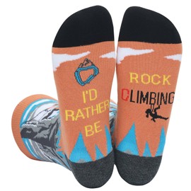 IRISGOD I'd Rather Be Funny Dress Socks for Men and Women Humor Joke Gifts