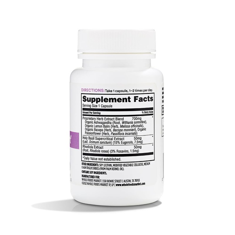 365 by Whole Foods Market, Stress Support, 60 Count