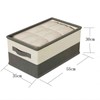 AURMOO Storage Box, 58 L Boxes Storage, Storage Basket, Foldable,