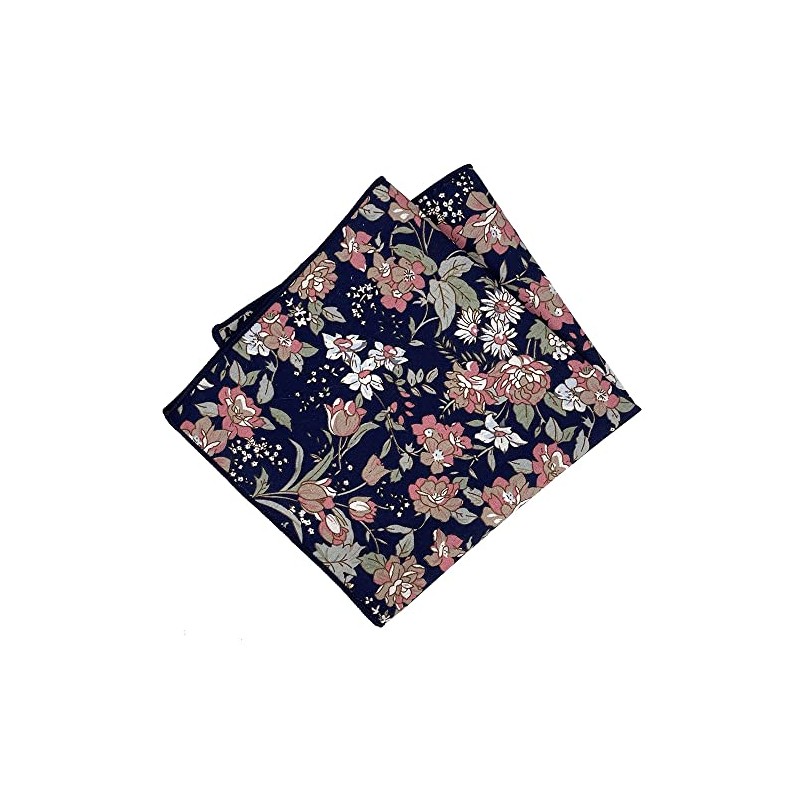 Kebocis Pañuelo cuadrado con bolsillo floral para hombre, 36952.00041666667, 12"