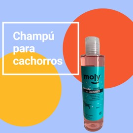 Moly Puppy Shampoo 250ml Concentrated Mild Shampoo for Dogs and Pets pH Adjusted Soft Hair with Shine and Volume