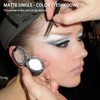 White Eyeshadow Single - Matte Pressed Fine Powder, Highlighter Powder,