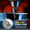 ZELCAN Step Drill Bits, HSS 5PCS Titanium Step Drill Bit