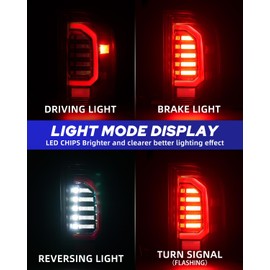 AUTOONE - For 2007-2013 Chevy Silverado LED Tail Light Assembly LED Taillights Rear Lamps Compatible with Chevy Silverado 1500/ 2500HD | 3500HD, GMC Sierra 3500 HD, Driver & Passenger Side