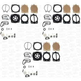 PWC PARTS CO Kawasaki STX ZXI 900 1100 Keihin CDK-2 Triple Carburetor Rebuild Kit CB-001x3