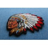Ivamis Native American Indian Head Dress Patch - 4x3.7 inch