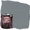 Glidden Total 1 gal. Garrison Gray/Grey Semi-Gloss Exterior Paint with