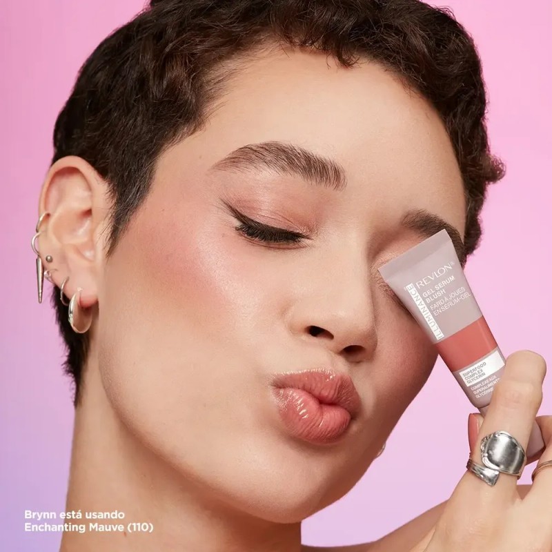 Rubor Revlon Illuminance Gel Serum Blush Enchanting Mauve