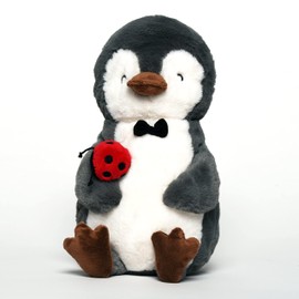 Mr. & Mrs. Panda Cuddly Toy Penguin with Ladybird - Gift, Soft Toy, Cuddly Toy, Teddy, Plush