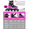 Kuxuan Skates Adjustable Inline Skates for Boys Girls, Kids Roller