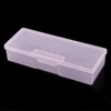 S-TROUBLE New Transparent Empty Nail Storage Box Manicure Tools Organizer