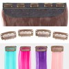 MUIIGOOD 25Pcs 32mm Hairpieces Snap Clips U Shape Wig Clips