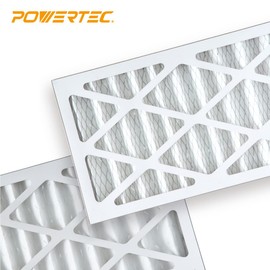 POWERTEC 5 Micron Outer Filters for WEN 3410/ POWERTEC AF4000, AF4001 Air Filtration Systems Woodworking for Workshop & Garage, 1 Pack, Replacement for WEN 90243-027-2 Woodworking Air Filters (75007V)