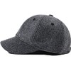 FREEBIRD99 Men's Woolen Baseball Cap Winter Warm Wool Short Bill