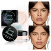 Loose Setting Powder, Bake Makeup Powder Full Coverage Matte Finish