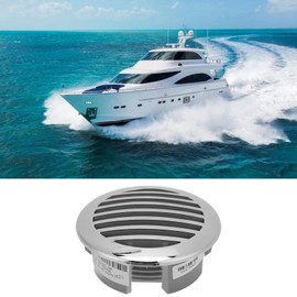 KIMISS 4pcs Boats Airflow Vent Cover,Round Vent Louver Grille Cover 3.5in 316 Stainless Steel High Polished for Yachts RVs