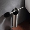 Wall-Mounted Toilet Brush Holder Set (Brushed Color)
