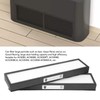 2 Sets Air Purifier Filter Filtering Element Accessory Kit for