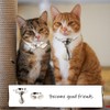 TTPSRY Pack of 2 Cat Collars with Bells Removable Adjustable