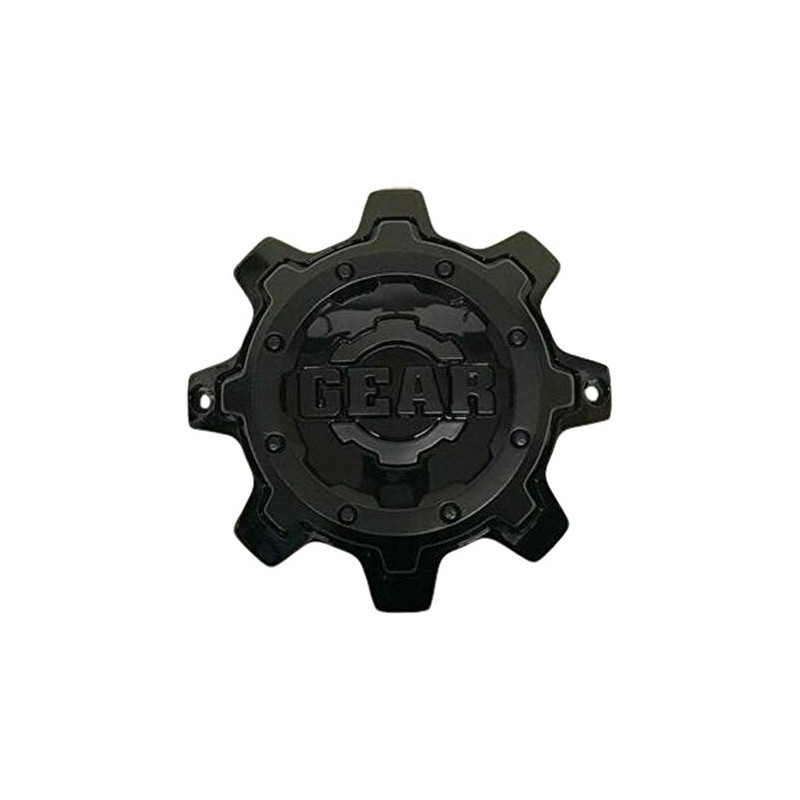 Gear Alloy Gloss Black with Satin Black Overlay Wheel Center