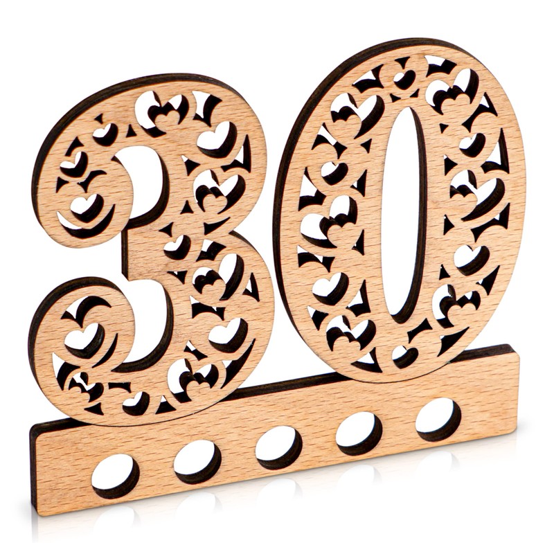 DARO Design - 30th Birthday Money Gift Wooden 30th Anniversary