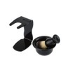 Anself Shaving Brush Shaving Stand with Bowl 3 in 1