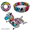 Poolmaster Zany Zebra Jumbo Swimming Pool Float Rider, Zebra Large