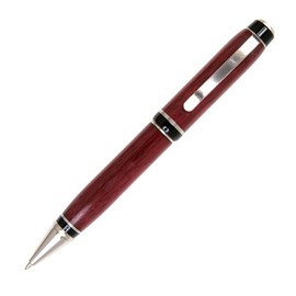 Lanier Pens Cigar Twist Pen - Brushed Satin - Purpleheart