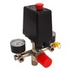 Air Compressor Pressure Switch Manifold Regulator Gauges Automatic Control Valve