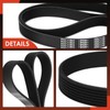 A-Premium Engine Serpentine Drive Belt Compatible with Isuzu FTR 2018-2021,