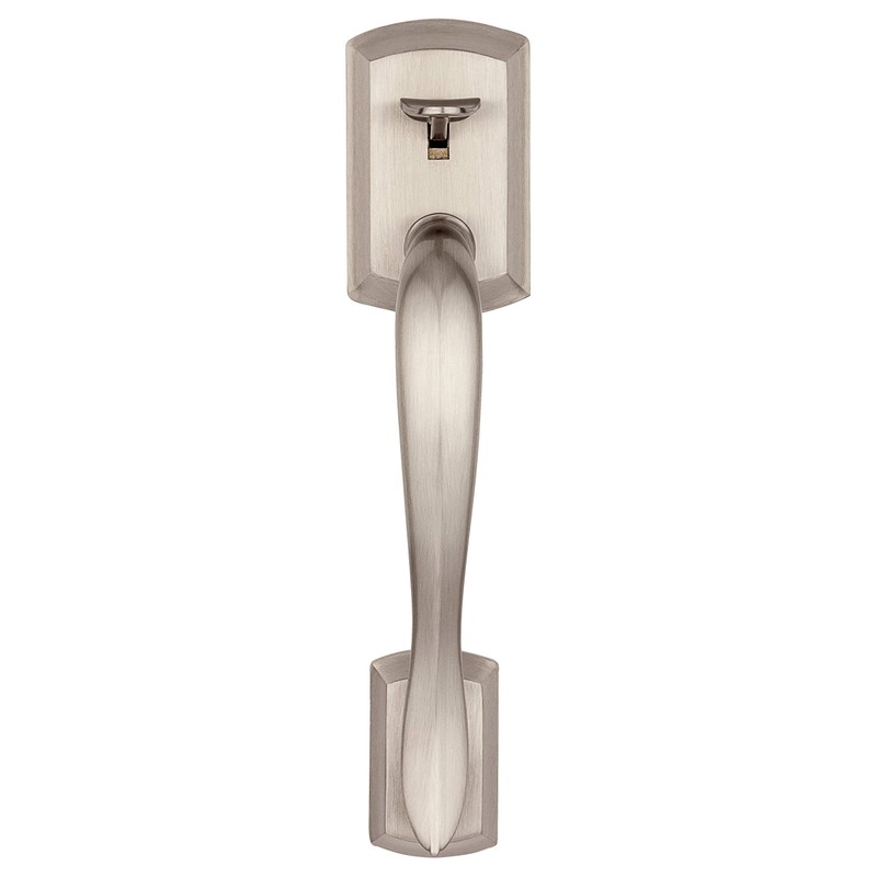 Kwikset Avalon Front Door Handle No Lock, Entry Handleset Exterior
