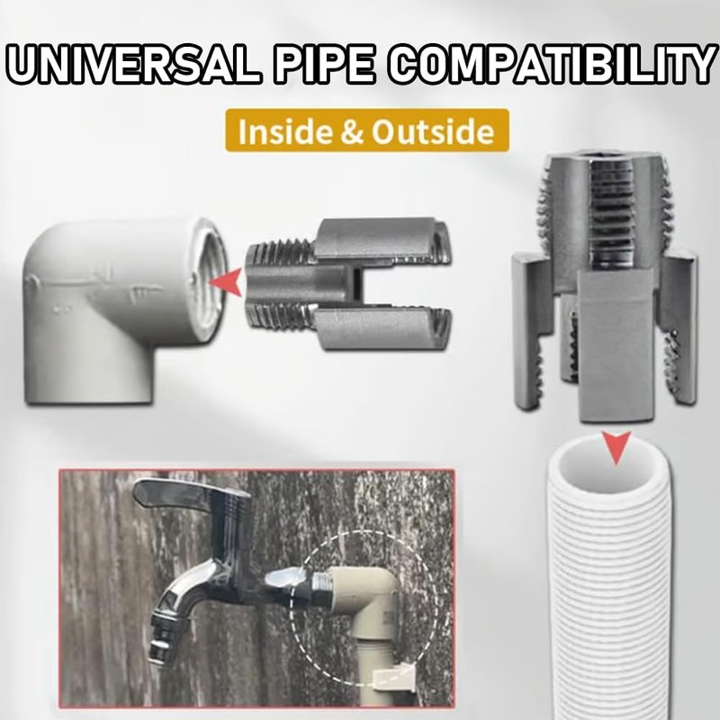 2025 New Pipe Thread Cutting Tool,Integrated Internal & External Pipe