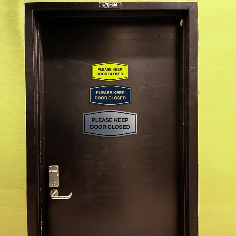 Signs ByLITA Fancy Please Keep Door Closed Sign - Security