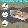 LDHHYH 4 x 6 FT Garage Floor Mat, 1.5mm Thick