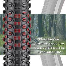 2 Pack 27.5" Bike Tire Folding Replacement Bicycle Tire Kit 27.5x1.95 Bike Tire and Tube AV 32mm Schrader Valves with 4 Tire Levers for Mountain Hybrid Bike