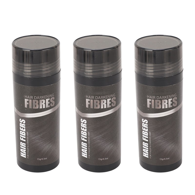 3pcs 15g Hair Volumizing Powder Fluffy Dense Hair Thickening Fibers