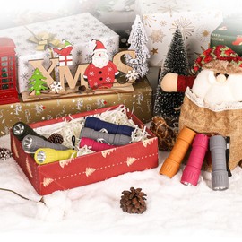 SEAMAGIC 24-Pack Small Flashlights Set, Super Bright 100 Lumen LED Flashlight Pack with 72-Piece AAA Batteries Included, Mini Flashlight, Outdoor Flashlight for Camping, Hiking, Emergency