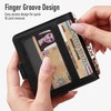 Mayski Small RFID Wallet for Women with Keychain Compact Credit