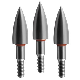 Stainless Steel Archery Field Points 5/16 9/32 19/64 Archery Field Points 100/125/150/200 Grains Bullet Points Screw in Broadheads (1 Dozen 12 PCS) (11/32″, 150Grains)