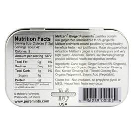 Puremints Ginger 1.76 Ounce Pkg