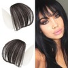 Spiferpo Clip-in Hair Fake Bangs Extensions,with Invisible Clips Airy French