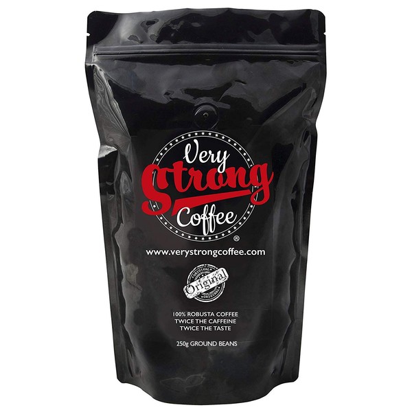Very Strong Coffee 250g - Ground Beans - 100% ROBUSTA